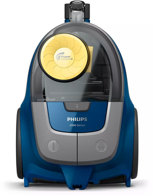 Пилосос Philips контейнерний 2000 series, 850Вт, конт пил -1,3л, мікрофібра, синьо-жовтий XB2125/09 фото