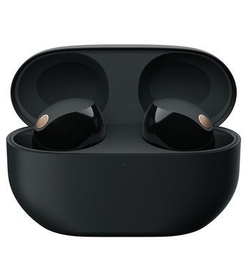 Sony Навушники TWS WF-1000XM5 BT 5.3, ANC, Hi-Res, IPX4, SBC, AAC, LDAC, LC3, Чорний WF1000XM5B.CE7 фото