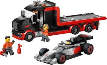 LEGO Конструктор LEGO City Вантажівка для демонстрації F1 із перегоновим автомобілем Audi F1 60493 фото