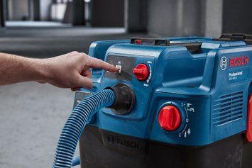 Bosch Пылесос профессиональный GAS 400 A, 1200Вт, 240мБар, контейнер 40л, 14кг 0.601.9M0.020 фото
