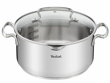 Tefal Каструля DUETTO+, 5л, з кришкою, нержавюча сталь, скло G7194656 фото