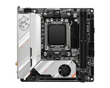 MSI Материнcкая плата MPG B650I EDGE WIFI sAM5 B650 2xDDR5 M.2 HDMI WiFi BT mITX 911-7D73-008 фото