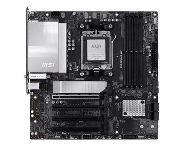MSI Материнcкая плата PRO B850M-P WIFI sAM5 B850 4xDDR5 M.2 HDMI DP WiFi BT mATX 911-7E71-001 фото
