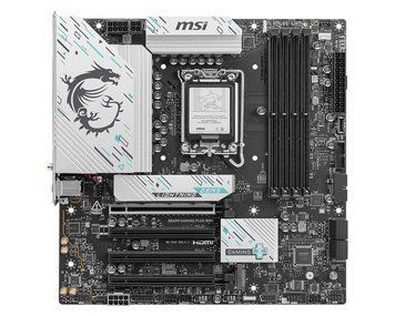 MSI Материнcкая плата B860M GAMING PLUS WIFI s1851 B860 4xDDR5 M.2 HDMI DP WiFi BT mATX 911-7E42-003 фото