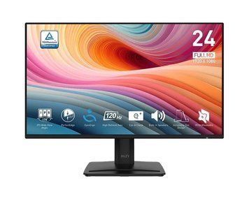 MSI Монітор MSI 23.8" PRO MP242A-E2 D-Sub, HDMI, DP, MM, IPS, 120Hz, 1 ms, sRGB 115%, AdaptiveSync 9S6-3PD1CT-008 фото