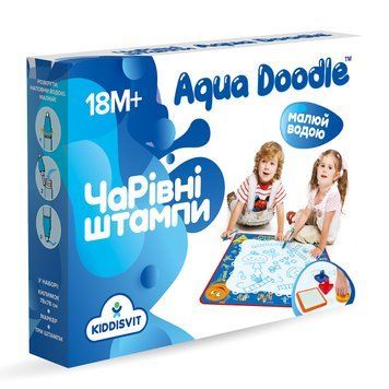 Набір для творчості AQUA DOODLE - ЧАРІВНІ ВОДНІ ШТАМПИ AD8001N фото
