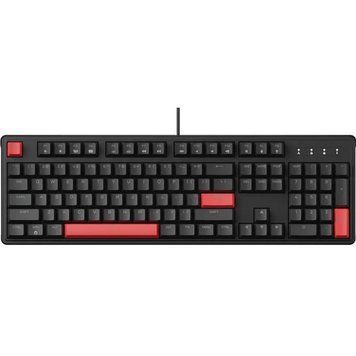 Lemokey Клавіатура механічна Lemokey X3 104Key, Red, USB-A, QMK/VIA, Hot-Swap, EN/UKR, RGB, чорний X3-H1-UA фото