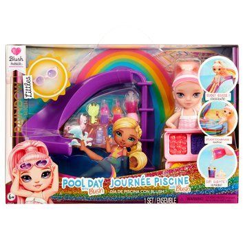 Ігровий набір з лялькою RAINBOW HIGH серії "Littles" &ndash; ВЕСЕЛКОВЕ СВЯТО В БАСЕЙНІ (з аксес.) 522249 фото