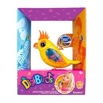 Інтерактивна пташка DIGIBIRDS II - КАКАДУ (50 мелодій, кліпса) 88601 фото