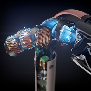 Dyson Фен Dyson HD17 Supersonic R Jasper/Plum, 1700Вт, 3 режими, іонізація, хол. обдув, 5 насадок, фіолетовий 123486-01 фото