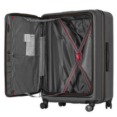 Wenger Валіза Wenger Skyon Hardside Large, велика, полікарбонат, TSA, 4 колеса, розширення, сірий 653567 фото