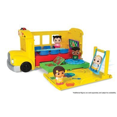 CoComelon Игровой набор Vehicle Школьный автобус трансформер, свет, звук CMW0509 фото