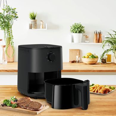 Tefal Мультипіч Easy Fry Essential, 1430Вт, чаша-3.5л, механічне керув., пластик, чорний EY130815 фото
