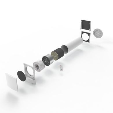 MYCOND Рекуператор Ventoxx Harmony 0,5м пульт дистанційного керування LED-індикація захисна кришка