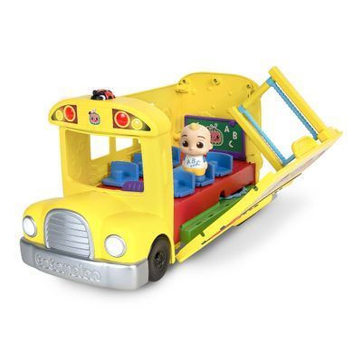 CoComelon Игровой набор Vehicle Школьный автобус трансформер, свет, звук CMW0509 фото