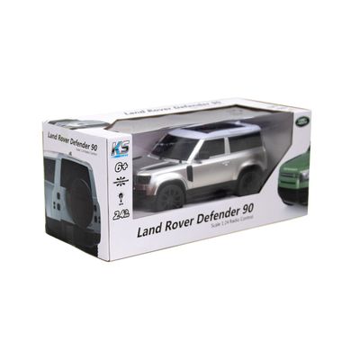 Автомобиль KS DRIVE на р/у - LAND ROVER NEW DEFENDER (1:24, 2.4Ghz, серебристый) 124GDES фото