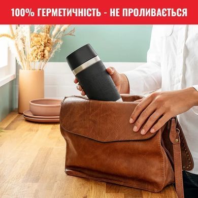 Tefal Термочашка Travel Mug Classic, 360мл, нержавеющая сталь, черный N2020210 фото