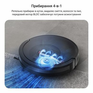 Rowenta Rowenta robot VC X-Plorer Serie 85, 6000ПаW, h=9.7cm, wet cleaning, bag-0.26L, dust cont -0.29L, battery operation up to 270min, black RR87C5WH фото