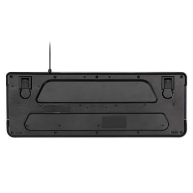 2E Клавіатура мембранна KS120 104key, USB-A, EN/UK, White LED, чорний 2E-KS120UB_UA фото