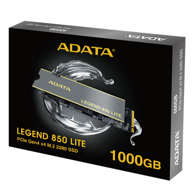 ADATA Накопитель SSD M.2 1TB PCIe 4.0 LEGEND 850 Lite ALEG-850L-1000GCS фото