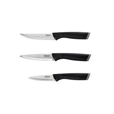 Tefal Набір ножів Essential 3 шт., нержавіюча сталь, пластик K2219455 фото