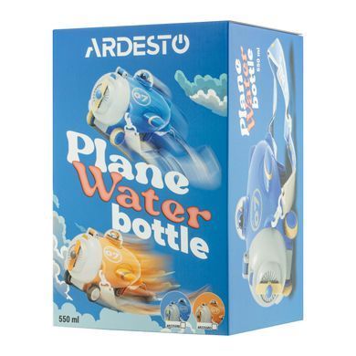 ARDESTO Пляшка для води Plane 550мл, пластик, оранжевий
