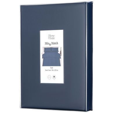 ARDESTO Підковдра Mix&Match, 160х220см, 100% бавовна, сатин, синій
