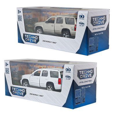 Автомодель - CHEVROLET TAHOE 2008 (білий, сірий) 250382W фото
