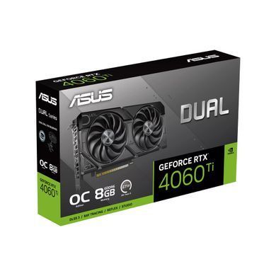 ASUS Видеокарта GeForce RTX 4060 Ti 8GB GDDR6 DUAL OC EVO DUAL-RTX4060TI-O8G-EVO 90YV0J49-M0NA00 фото