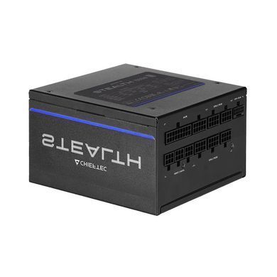 Chieftec Блок питания Stealth (1000W), >92%, 80+ Platinum, 135мм FDB, 1xMB 24pin(20+4), 2xCPU 8pin(4+4), 2xMolex, 10xSATA, 3xPCIe 8pin(6+2), 1xPCIe GEN5 16pin, Fully Modular SPX-1000-FC фото