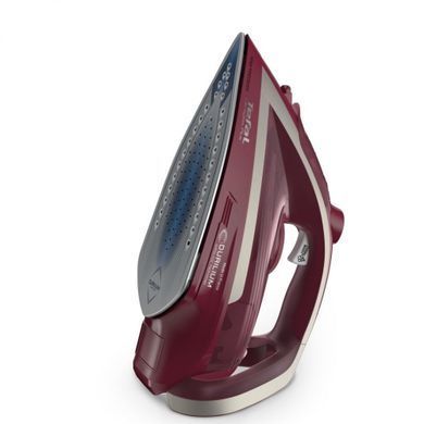 Праска Tefal Ultragliss Plus, 2800Вт, 270мл, паровий удар -260гр, постійна пара - 50гр, керам. підошва, бордовий FV6820E0 фото