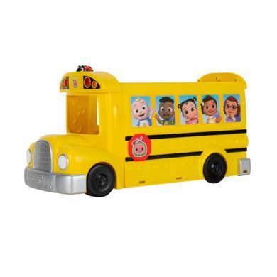 CoComelon Игровой набор Vehicle Школьный автобус трансформер, свет, звук CMW0509 фото