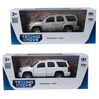 Автомодель - CHEVROLET TAHOE 2008 (білий, сірий) 250382W фото