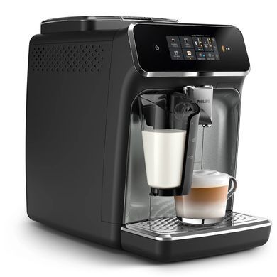 Philips Кавомашина Series 2300 LatteGo, 1.8л, зерно+мелена, автомат.капуч, дисплей, авторецептів -4, чорний EP2339/40 фото