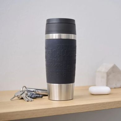 Tefal Термочашка Travel Mug Classic, 360мл, нержавеющая сталь, черный N2020210 фото