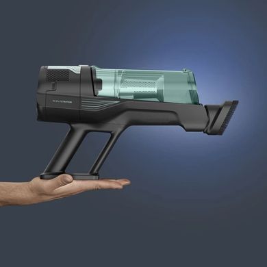 Rowenta Пилосос безпровідний X-Force 8.80, 250Вт, конт пил -0.44л, автон. робота до 45хв, НЕРА, чорно-зелений RH1831E0 фото