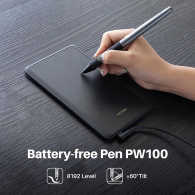 Huion Графический планшет 4.17"x 2.6" H420X USB-C черный H420X фото
