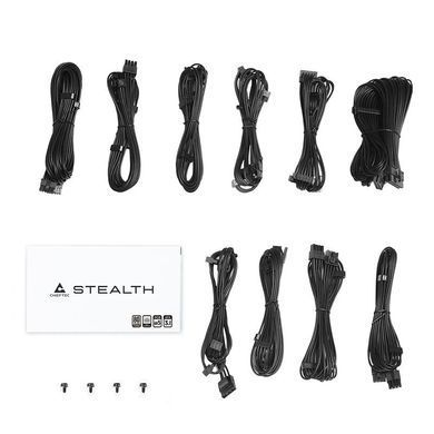 Chieftec Блок питания Stealth (1000W), >92%, 80+ Platinum, 135мм FDB, 1xMB 24pin(20+4), 2xCPU 8pin(4+4), 2xMolex, 10xSATA, 3xPCIe 8pin(6+2), 1xPCIe GEN5 16pin, Fully Modular SPX-1000-FC фото