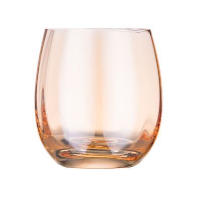 ARDESTO Набір склянок низьких Black Mars Amber 480мл, 2шт, скло, золотистий AR2648G фото