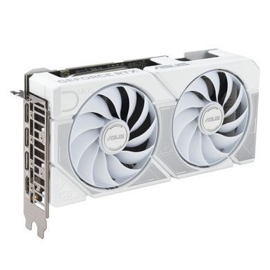 ASUS Відеокарта GeForce RTX 5060 TI 16GB GDDR7 OC DUAL-RTX5060TI-O16G-WHITE білий 90YV0MH6-M0NA00 фото