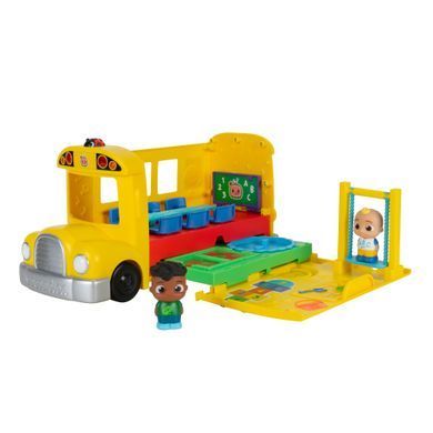 CoComelon Игровой набор Vehicle Школьный автобус трансформер, свет, звук CMW0509 фото