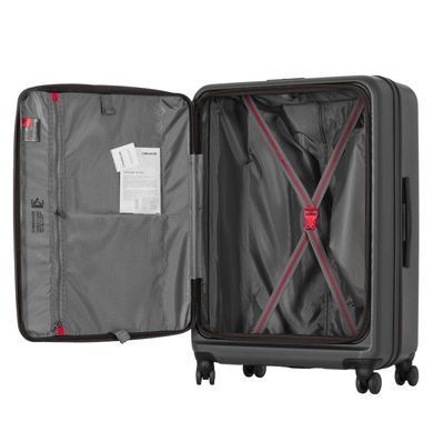 Wenger Валіза Wenger Skyon Hardside Large, велика, полікарбонат, TSA, 4 колеса, розширення, сірий 653567 фото