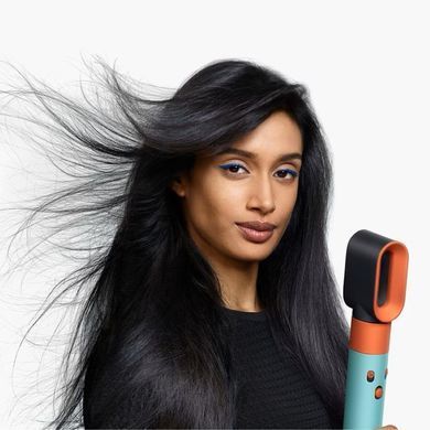 Dyson Стайлер Dyson Airwrap I.D. HS08 Curly/Coily Ceramic Patina/Topaz, 1300Вт, темп.режимів-3, D -30,40mm, насадок-6, кейс, кераміка, блакитно-мідний 533736-01 фото