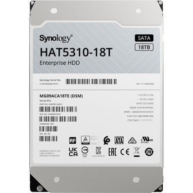 Synology Жорсткий диск 3.5" 18TБ SATA 7200 HAT5310-18T фото