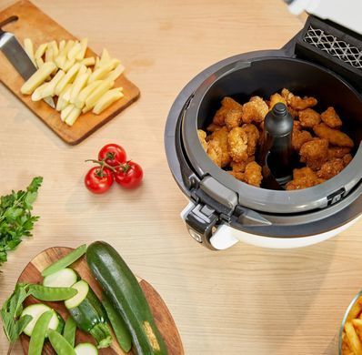 Tefal Мультипечь ActiFry Genius, 1350Вт, чаша-1.2л, сенсорне управл., пластик, подкл. к смартфону, белый FZ760030 фото