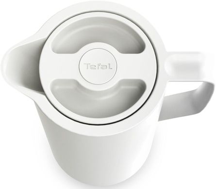 Tefal Термоглечик Motiva, 1л, пластик, скло, білий N4170410 фото