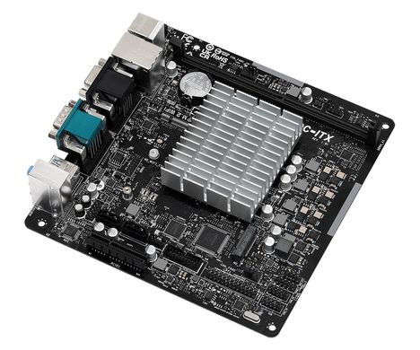 ASRock Материнська плата N100DC-ITX Intel Quad core N100 (up to 3.4GHz) 1xDDR4 M.2 HDMI mITX N100DC-ITX фото