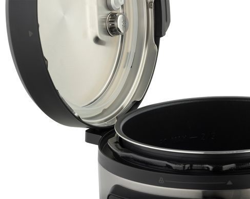 Gorenje pressure cooker, 1000W, bowl-6l, electronic control, aluminum/plastic, black-silver GMC6SBK фото
