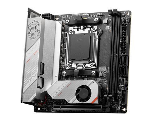 MSI Материнcкая плата MPG B650I EDGE WIFI sAM5 B650 2xDDR5 M.2 HDMI WiFi BT mITX 911-7D73-008 фото