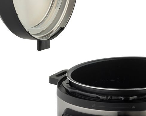 Gorenje pressure cooker, 1000W, bowl-6l, electronic control, aluminum/plastic, black-silver GMC6SBK фото